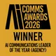 AI Communications Leader of the Year (Agency), AI Comms Awards 2026